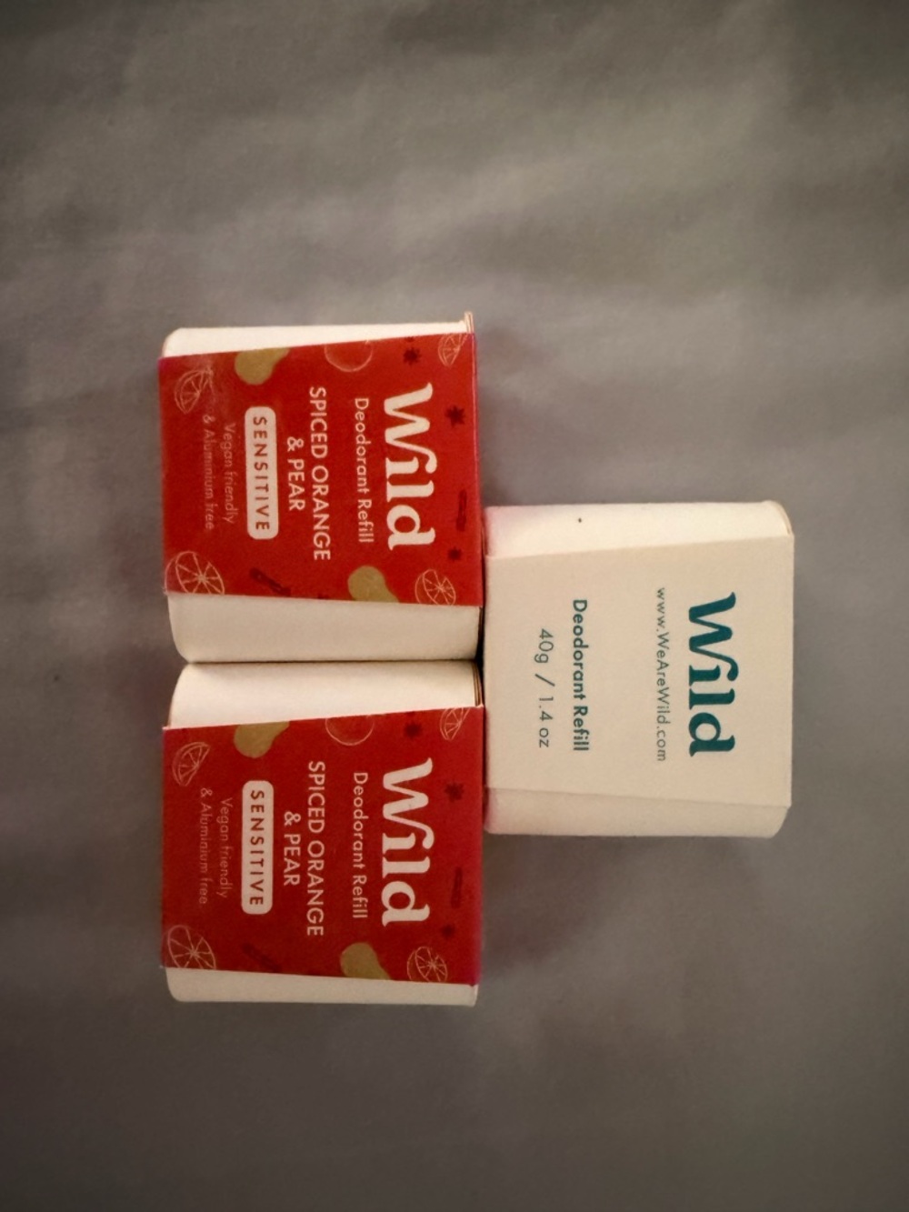 Wild Spiced Orange & Pear Deodorant Refill - Red